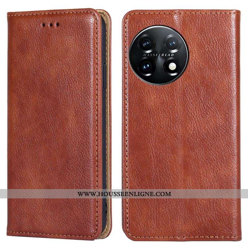 Flip Cover OnePlus 11 5G Simili Cuir Coutures