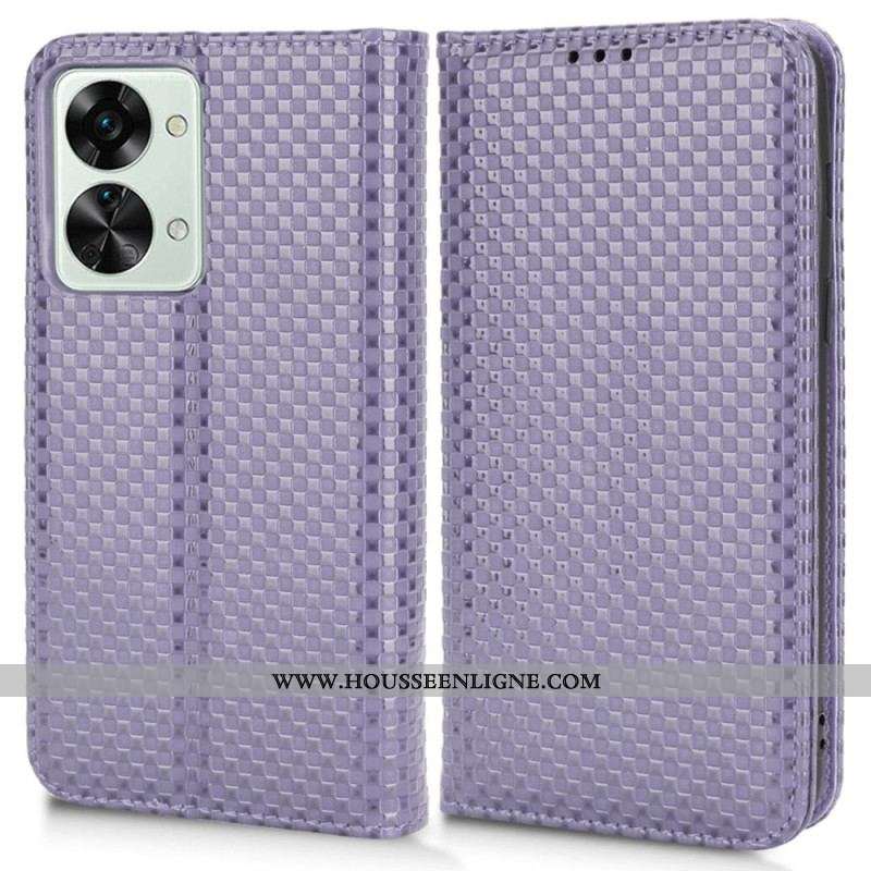 Flip Cover OnePlus Nord 2T 5G Texture Grille