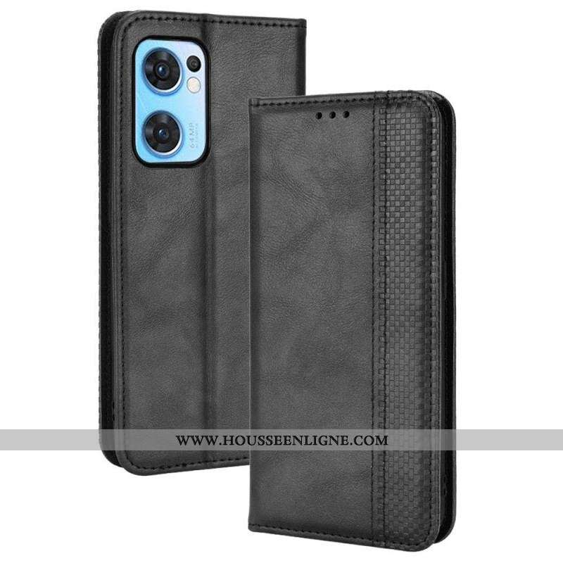 Flip Cover Oppo Find X5 Lite Style Cuir Stylisé