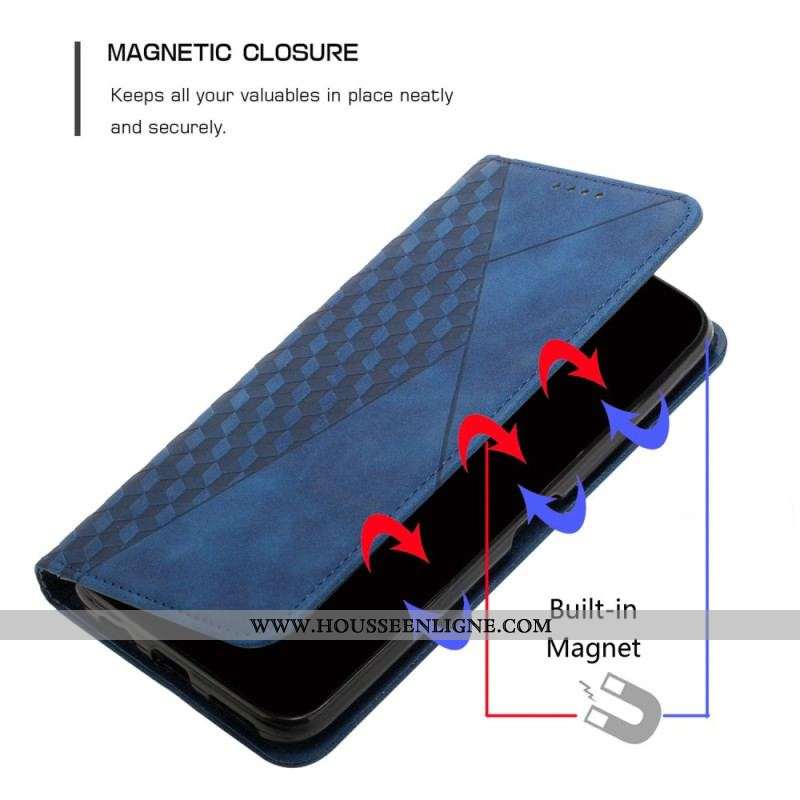 Flip Cover Oppo Reno 8 Style Cubique