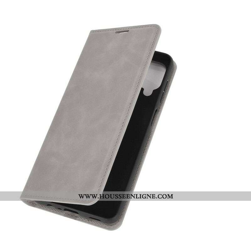 Flip Cover Samsung Galaxy A12 / M12 Effet Cuir Douceur