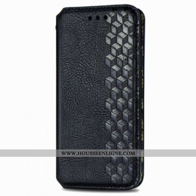 Flip Cover Samsung Galaxy A51 5G Effet Cuir Texture Diamant