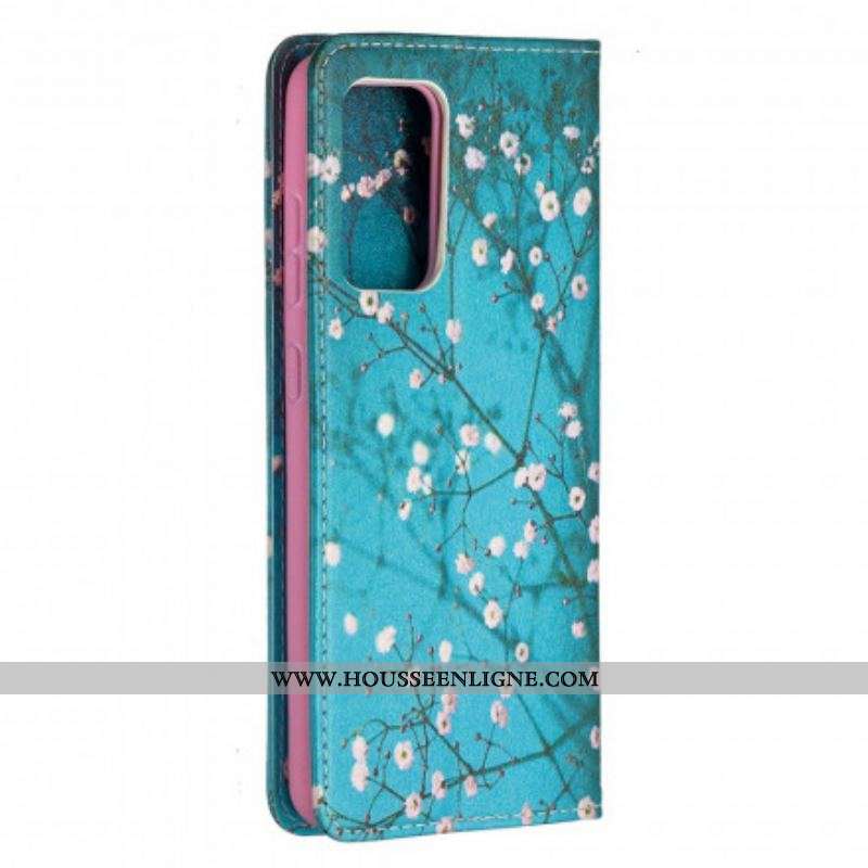 Flip Cover Samsung Galaxy A52 4G / A52 5G / A52s 5G Branches Fleuries