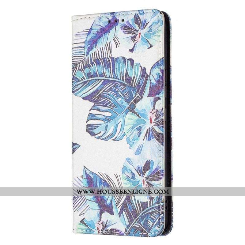 Flip Cover Samsung Galaxy A53 5G Feuilles