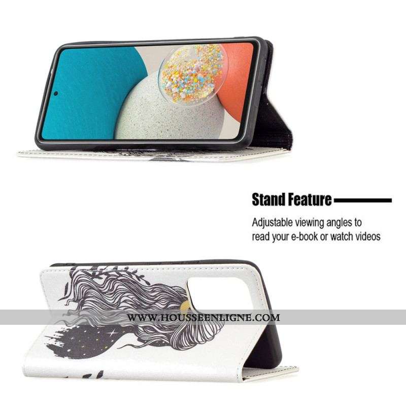 Flip Cover Samsung Galaxy A53 5G Jolie Chevelure