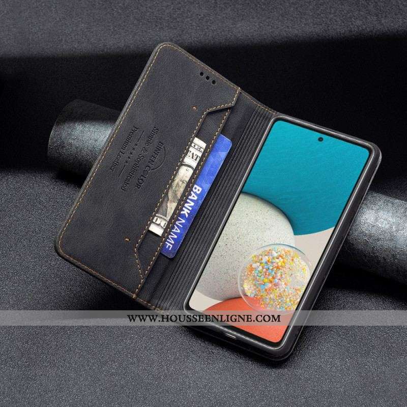 Flip Cover Samsung Galaxy A53 5G RFID Couture Binfen Color