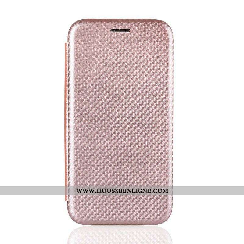 Flip Cover Samsung Galaxy M51 Fibre Carbone