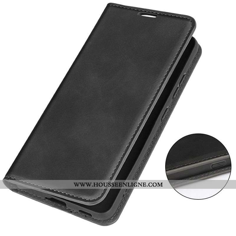 Flip Cover Samsung Galaxy M53 5G Skin-Touch Douceur