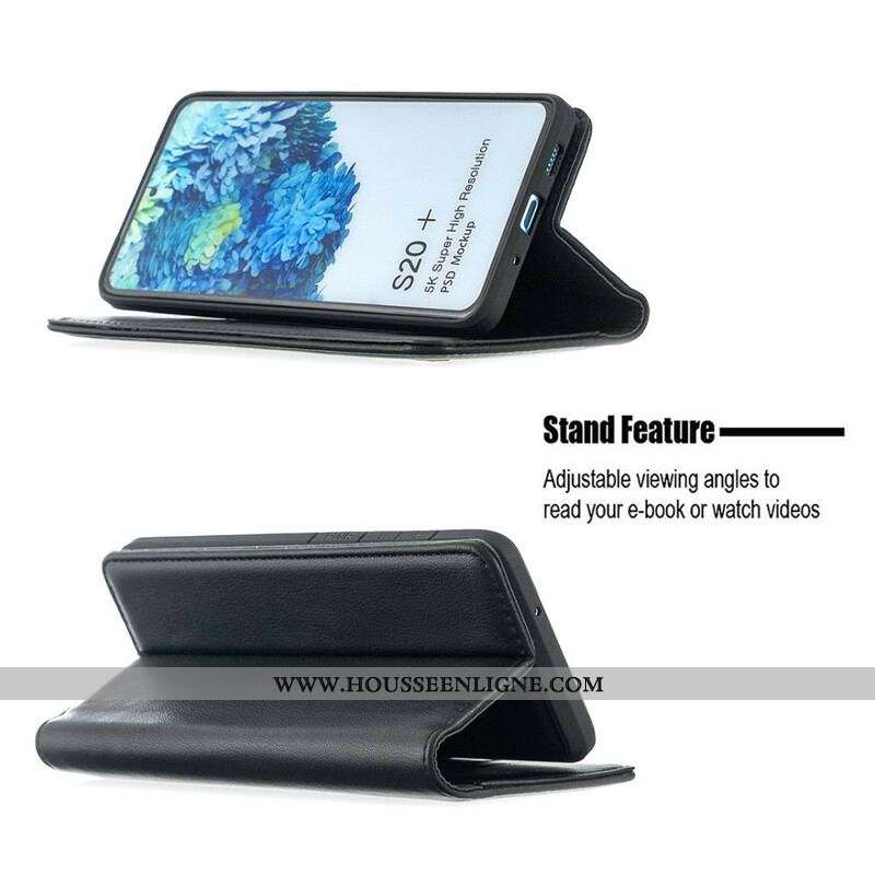 Flip Cover Samsung Galaxy S20 Plus / S20 Plus 5G Cuir Véritable Coque Détachable