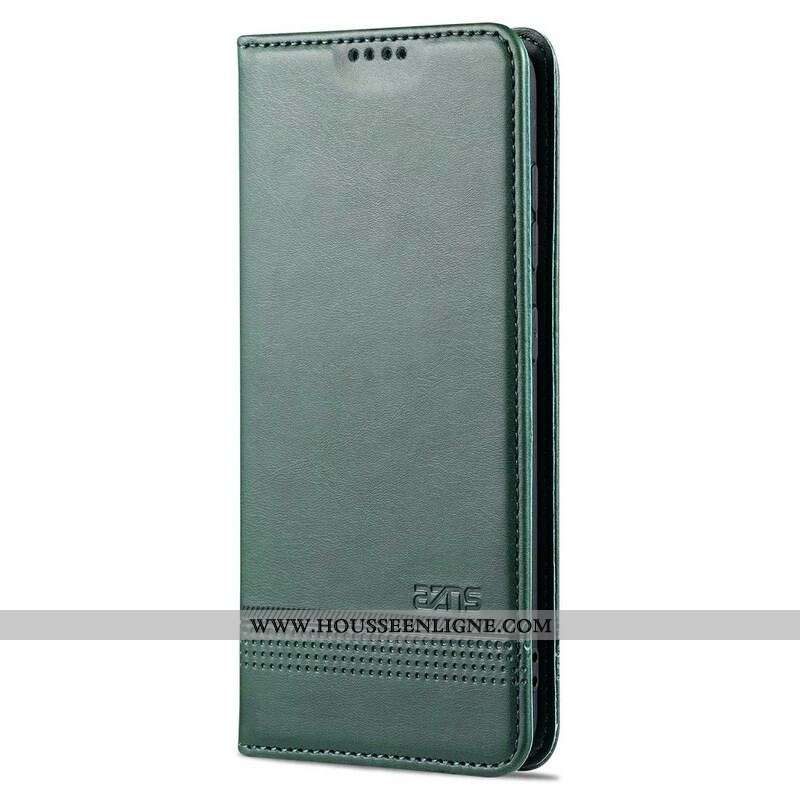 Flip Cover Samsung Galaxy S21 FE Style Cuir AZNS