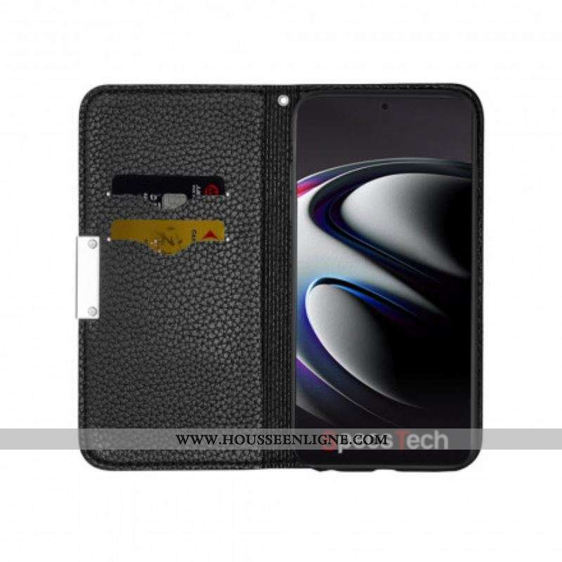 Flip Cover Samsung Galaxy S21 Ultra 5G Simili Cuir Litchi Ultra Chic