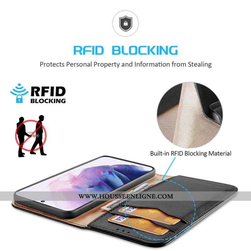 Flip Cover Samsung Galaxy S22 5G RFID Dux Ducis