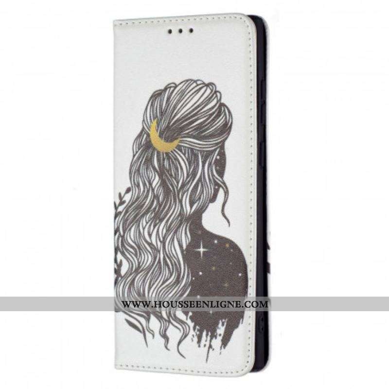 Flip Cover Samsung Galaxy S22 Ultra 5G Jolie Chevelure