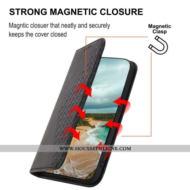Flip Cover Samsung Galaxy S23 5G Motif 3D à Lanière