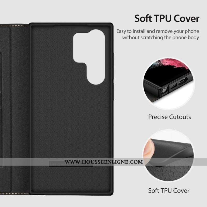 Flip Cover Samsung Galaxy S23 Ultra 5G Skin X2 Series DUX DUCIS