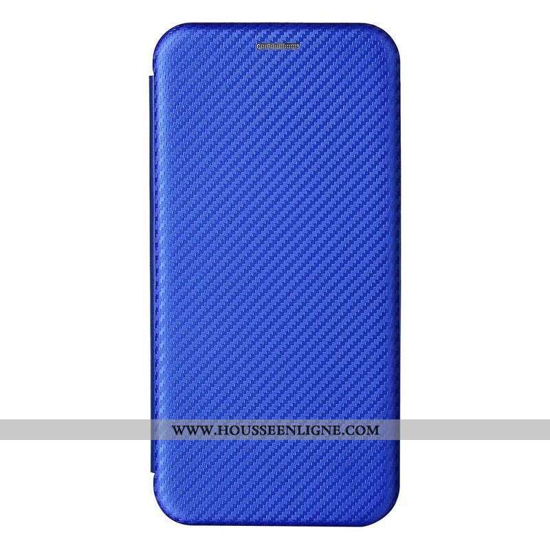 Flip Cover Xiaomi Redmi Note 10 5G / Poco M3 Pro 5G Fibre Carbone Coloré