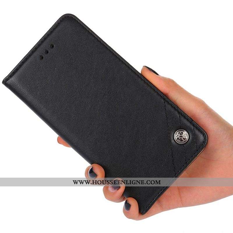 Flip Cover Xiaomi Redmi Note 11 Pro / Note 11 Pro 5G Style Cuir Rivet