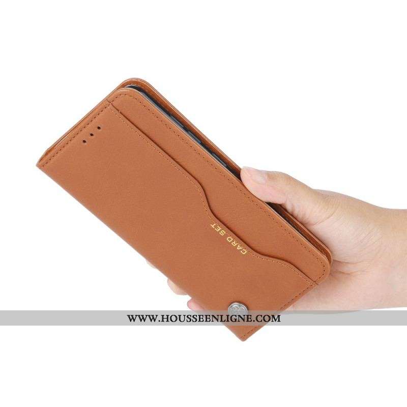 Flip Cover Xiaomi Redmi Note 11 Pro Plus 5G Simili Cuir Porte-Cartes
