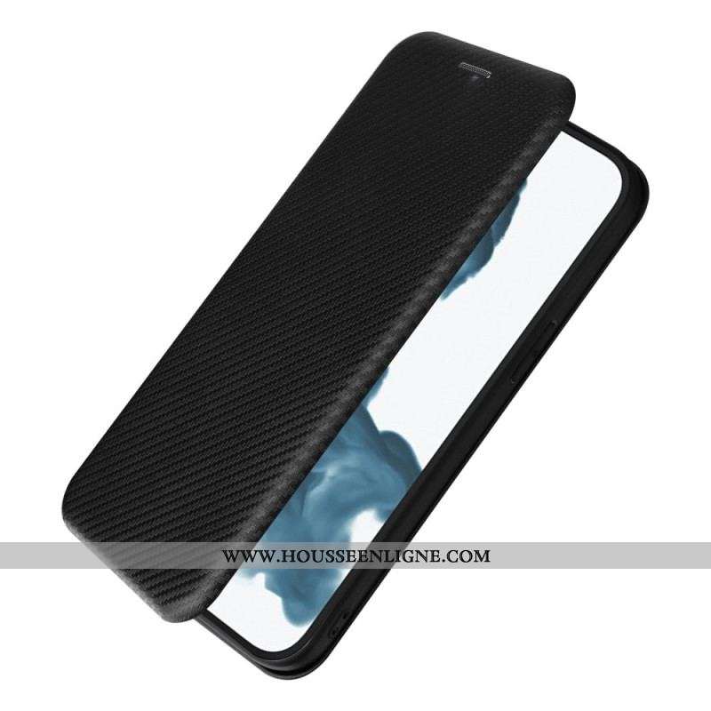 Flip Cover iPhone 14 Pro Fibre Carbone Colorée