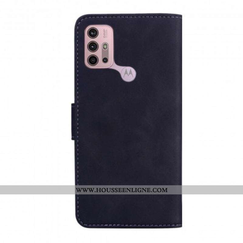 Housse Moto G30 / Moto G10 Style Cuir Vintage Couture