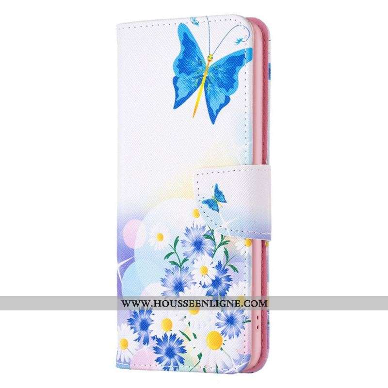 Housse OnePlus 10 Pro 5G Papillons Aquarelle