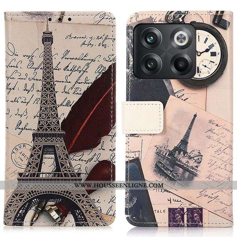 Housse OnePlus 10T 5G Tour Eiffel du Poète