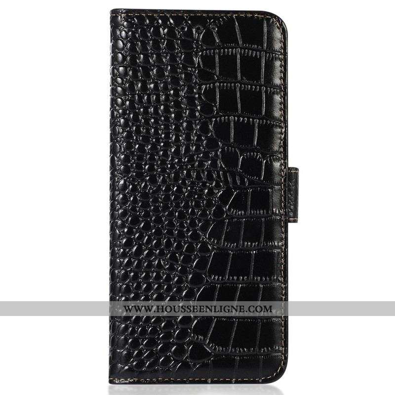 Housse OnePlus 11 5G Style Crocodile RFID