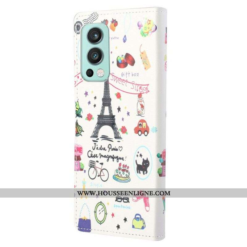Housse OnePlus Nord 2 5G J'adore Paris