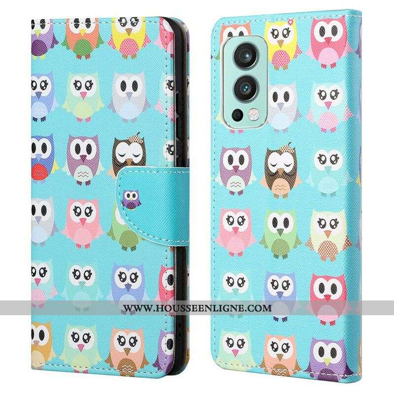 Housse OnePlus Nord 2 5G Multiples Hiboux