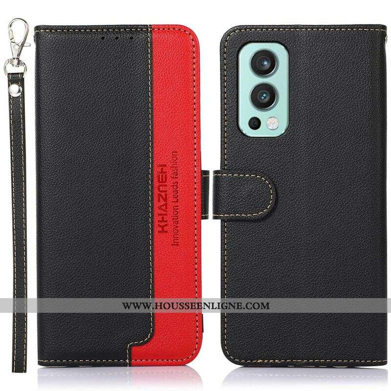 Housse OnePlus Nord 2 5G Style Litchi RFID KHAZNEH