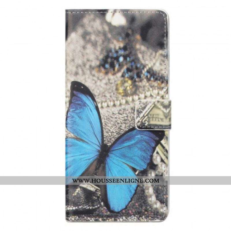 Housse OnePlus Nord CE 2 5G Papillon sur Tissu