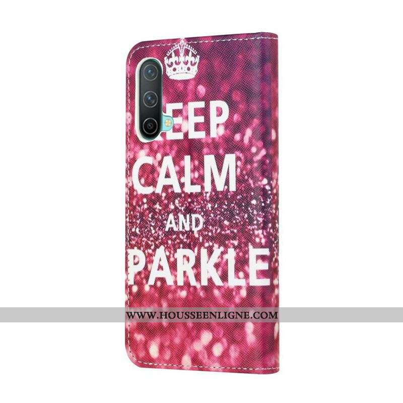 Housse OnePlus Nord CE 5G Keep Calm and Sparkle