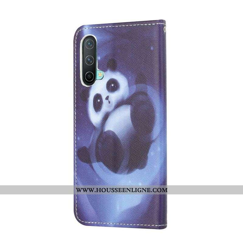 Housse OnePlus Nord CE 5G Panda Space à Lanière