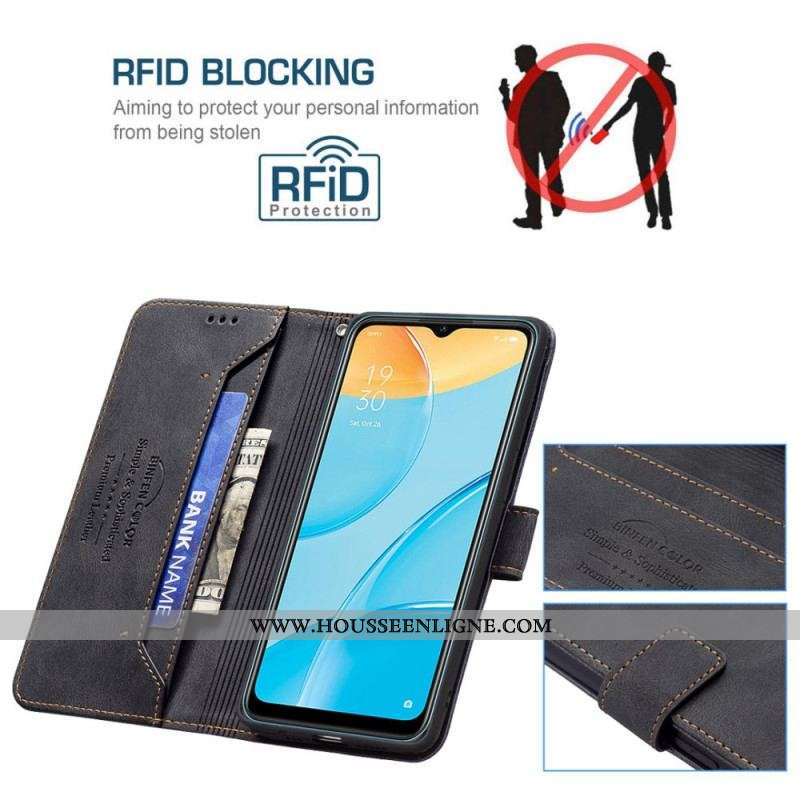 Housse Oppo A15 RFID Binfen Color