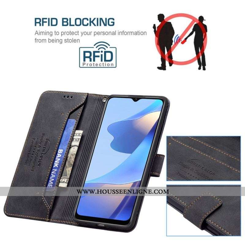 Housse Oppo A16 / A16s RFID Binfen Color