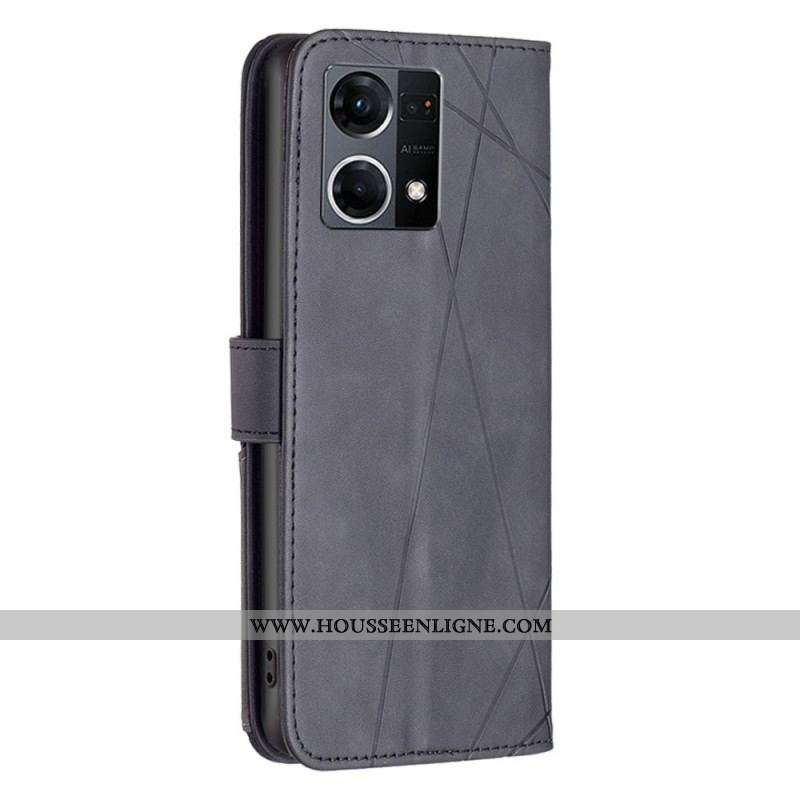 Housse Oppo Reno 7 Style Cuir BINFEN COLOR