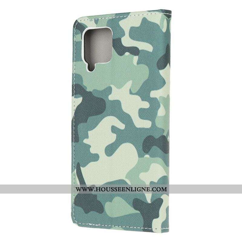 Housse Samsung Galaxy A12 / M12 Camouflage Militaire