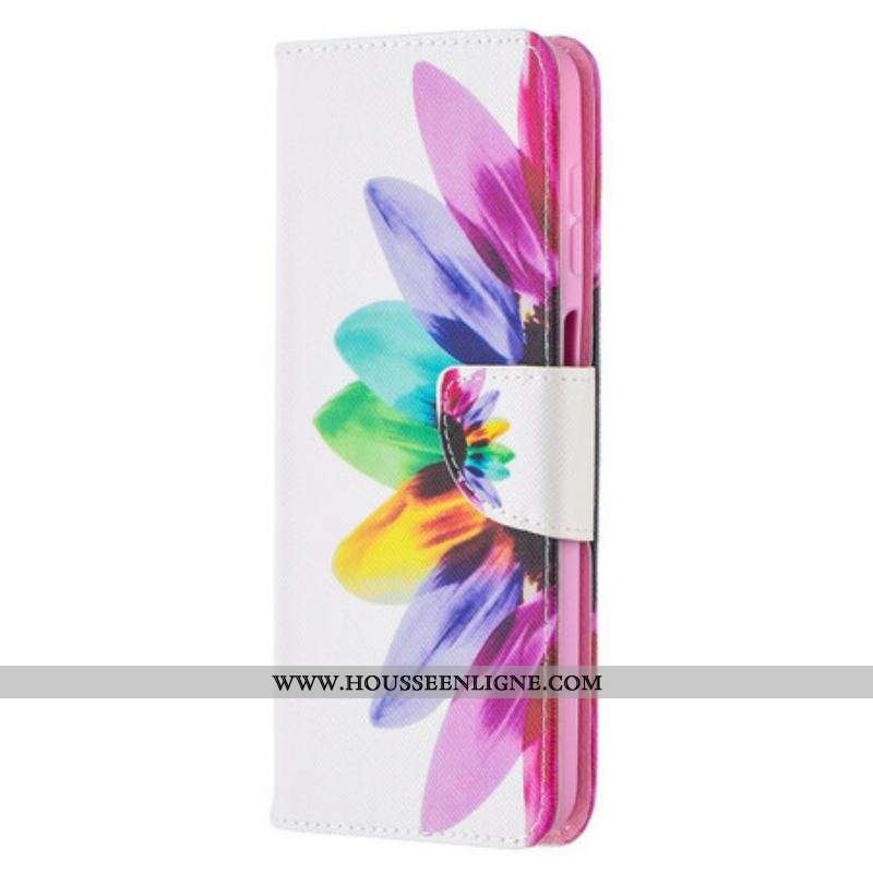 Housse Samsung Galaxy A12 / M12 Fleur Aquarelle