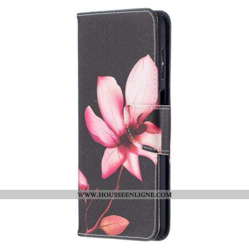 Housse Samsung Galaxy A12 / M12 Fleur Rose