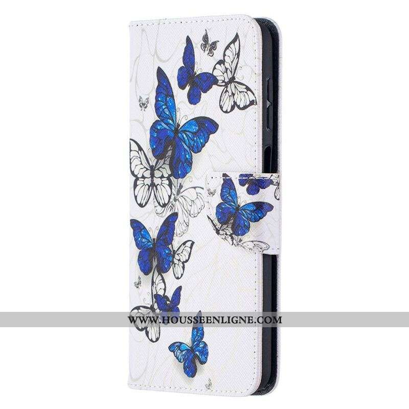 Housse Samsung Galaxy A12 / M12 Papillons Rois