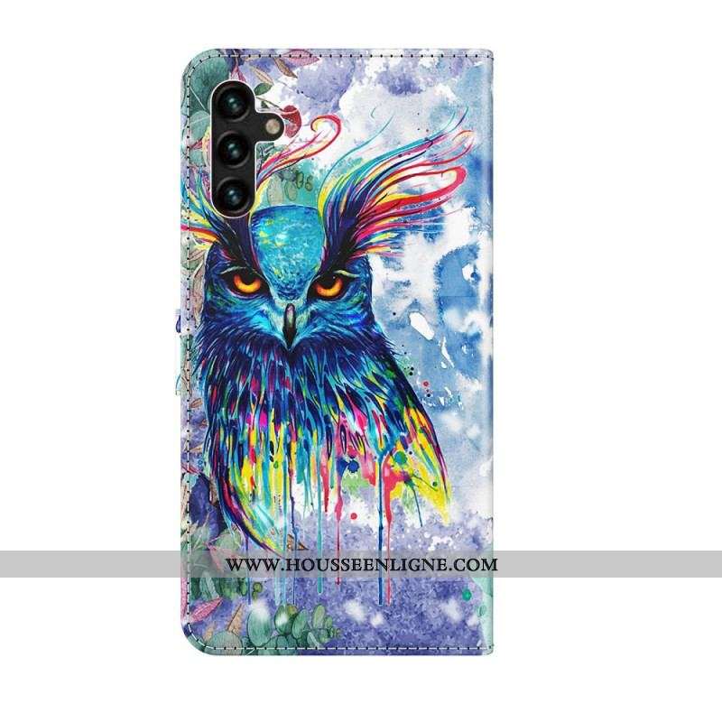 Housse Samsung Galaxy A13 5G / A04s Oiseau Aquarelle