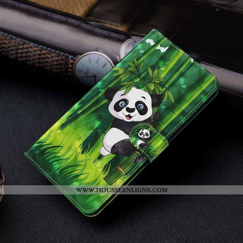 Housse Samsung Galaxy A13 5G / A04s Panda et Bambou