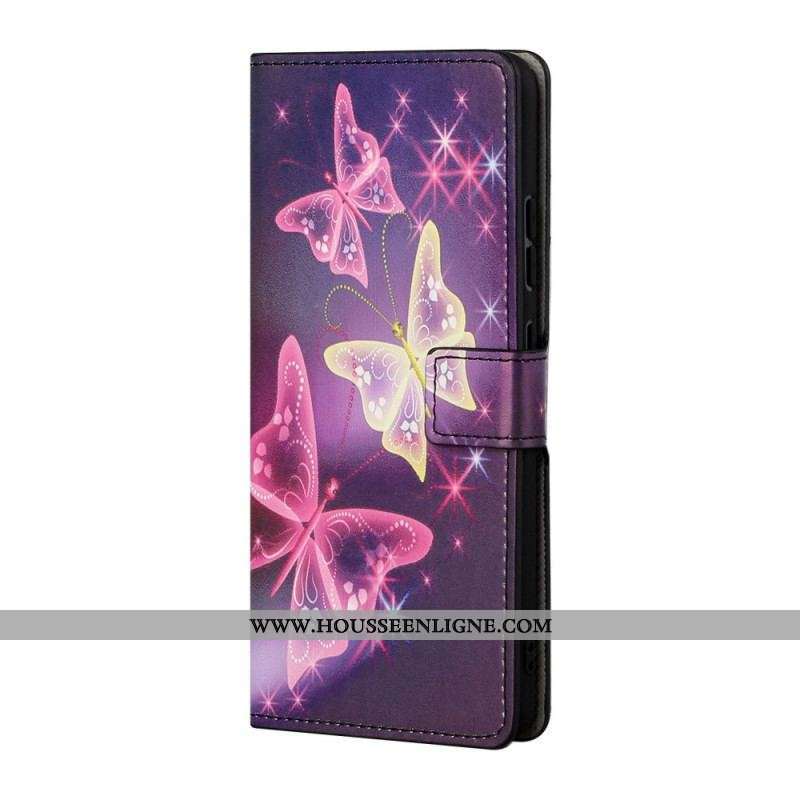 Housse Samsung Galaxy A13 5G / A04s Papillons et Fleurs