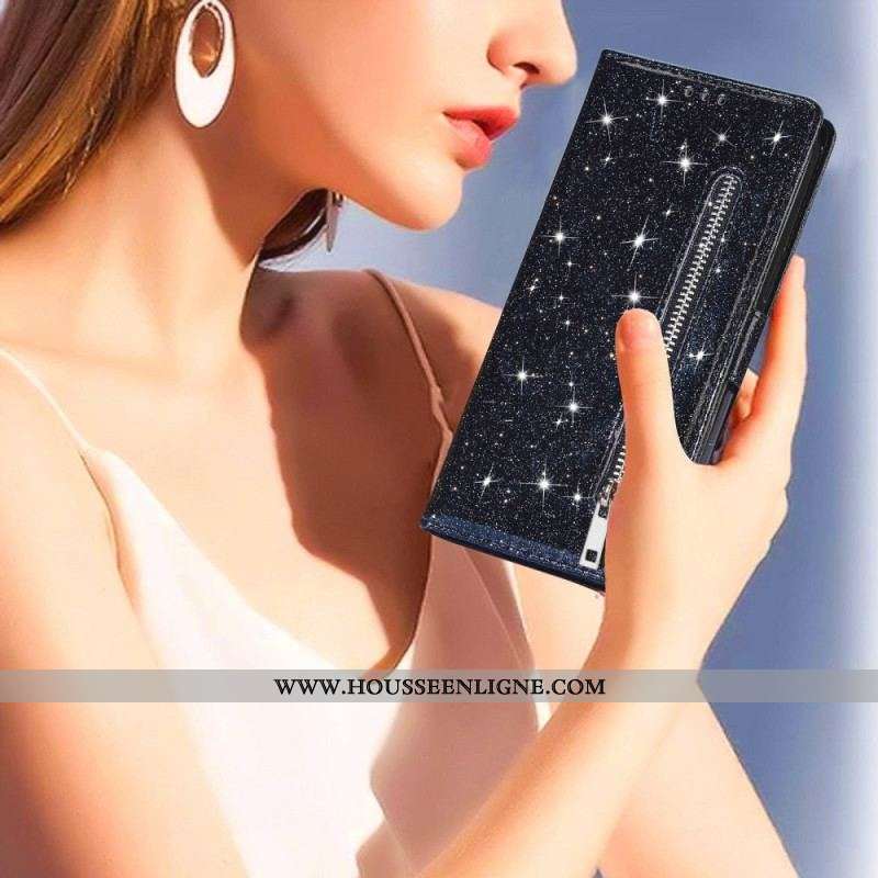 Housse Samsung Galaxy A14 5G / A14 Style Paillettes à Paillettes