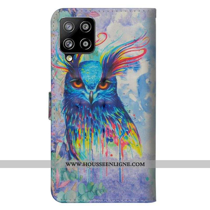 Housse Samsung Galaxy A42 5G Oiseau Aquarelle