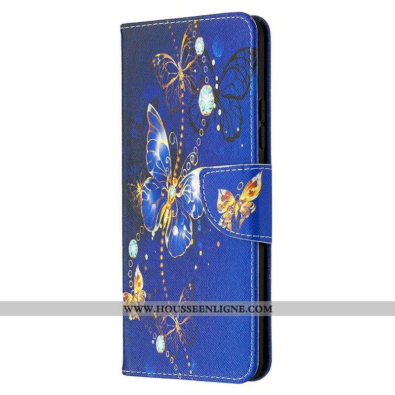Housse Samsung Galaxy A42 5G Papillons Rois
