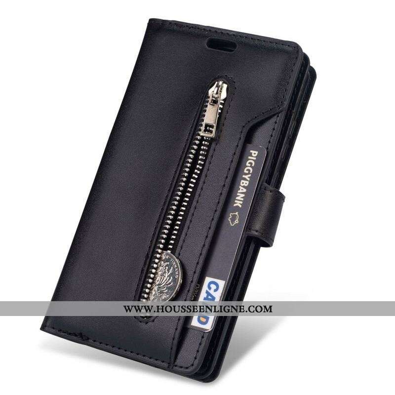 Housse Samsung Galaxy A51 5G Porte-Monnaie avec Lanière