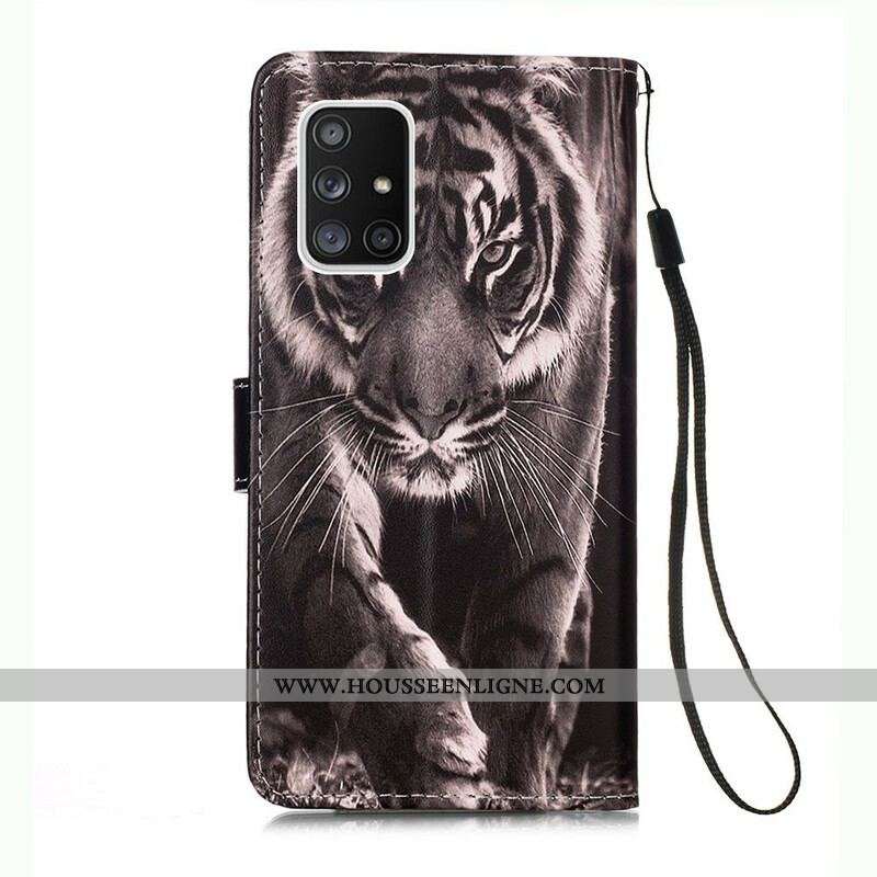 Housse Samsung Galaxy A51 5G Tigre de Nuit