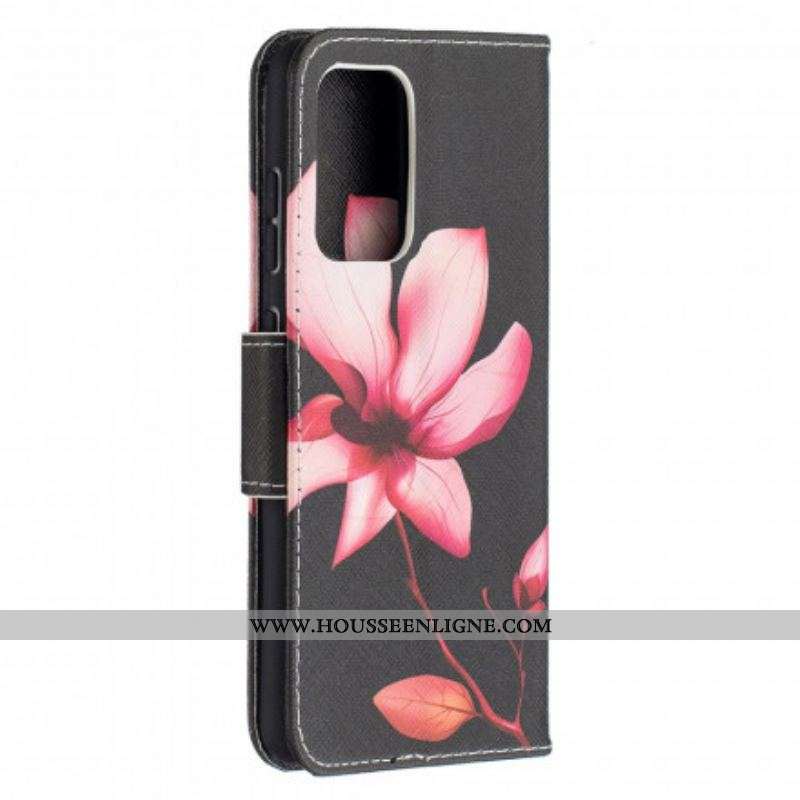 Housse Samsung Galaxy A52 4G / A52 5G / A52s 5G Fleur Rose