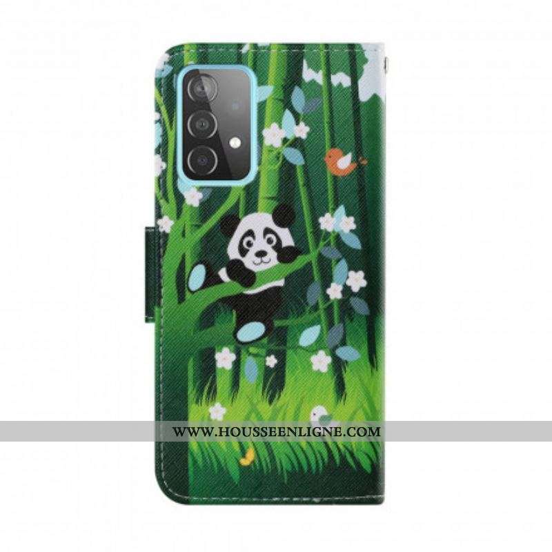 Housse Samsung Galaxy A52 4G / A52 5G / A52s 5G Promenade de Panda